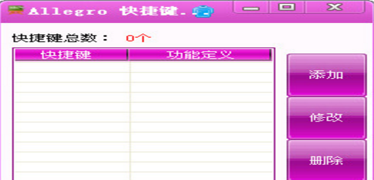 Allegro快捷鍵管理工具
